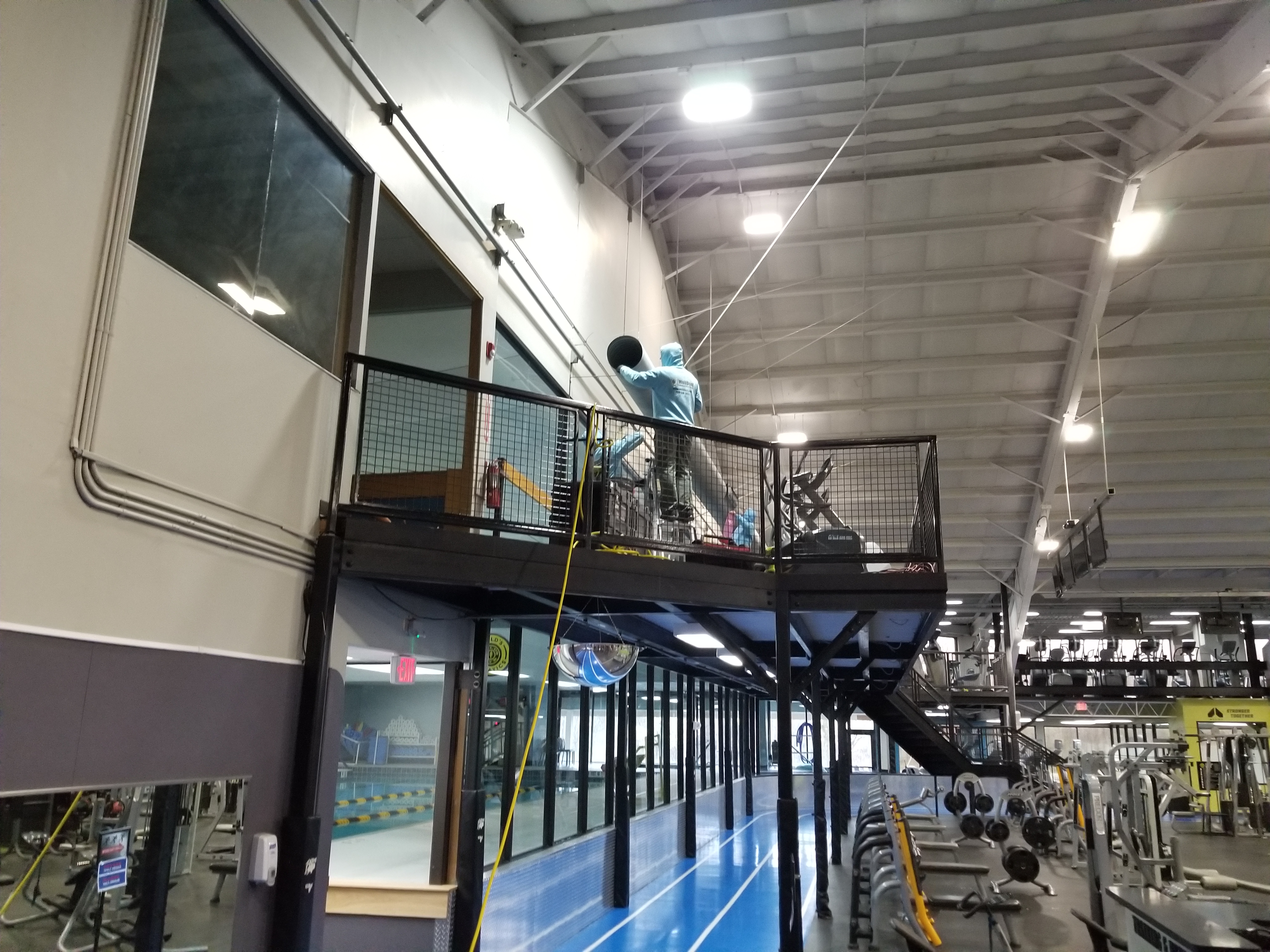 Full HVAC Cleaning & Restoration, Gold's Gym